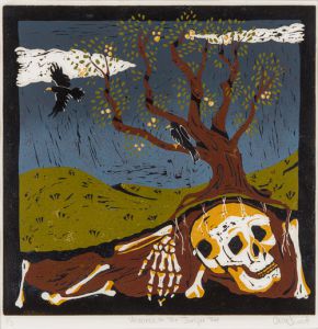 decorative image of 2015-CSweet_Underneath-the-Juniper-Treeprint , UNDERNEATH THE JUNIPER TREE 2017-10-30 10:51:21