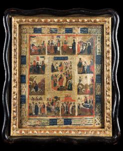decorative image of THE-RESURRECTION-AND-MAJOR-FESTIVALS , THE RESURRECTION AND MAJOR FESTIVALS, Month of November Russian Icon 2017-10-25 10:42:07