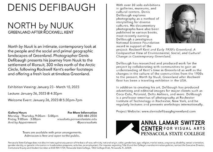 decorative image of Denis , Art Exhibition | Denis Defibaugh - North by Nuuk 2023-01-26 09:44:49